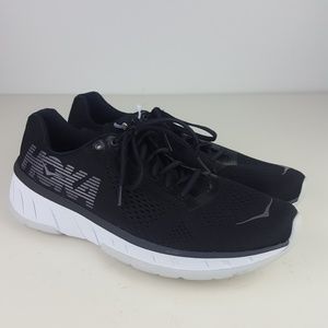 Hoka one men cavu black white 1019281 size 11 new